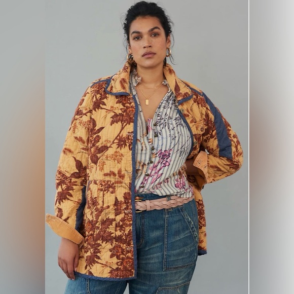 Pilcro Abigail Quilted Shirt Jacket - Picture 1 of 3